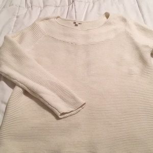 Cream in color Talbots sweater